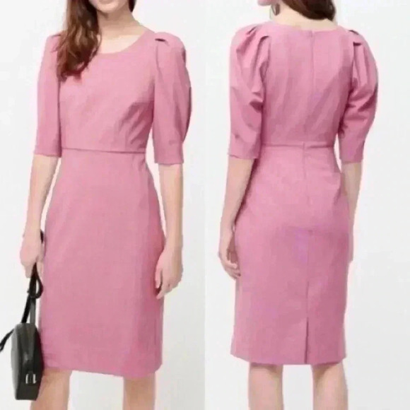 J.Crew Italian wool sheath career dress 0 - Picture 1 of 4